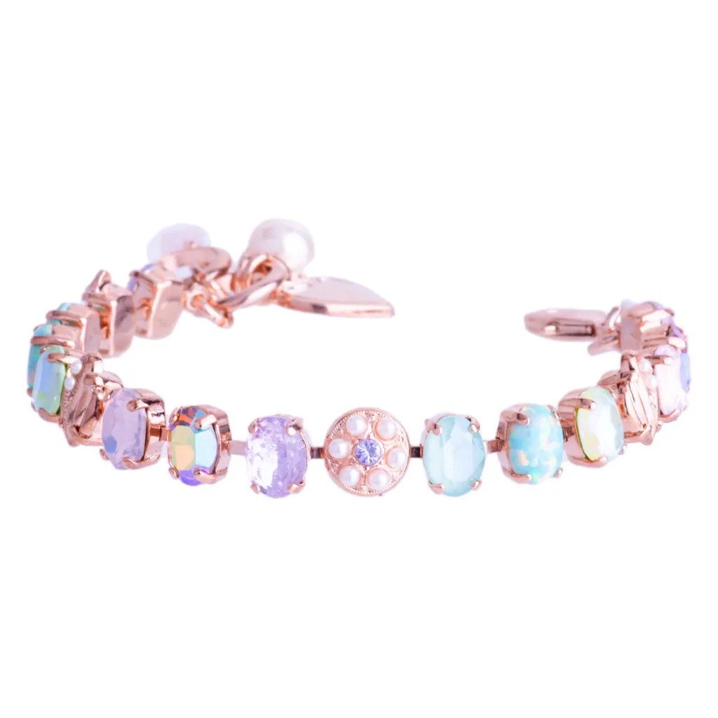 Petite Oval Leaf Bracelet in "Bloom"  *Custom*