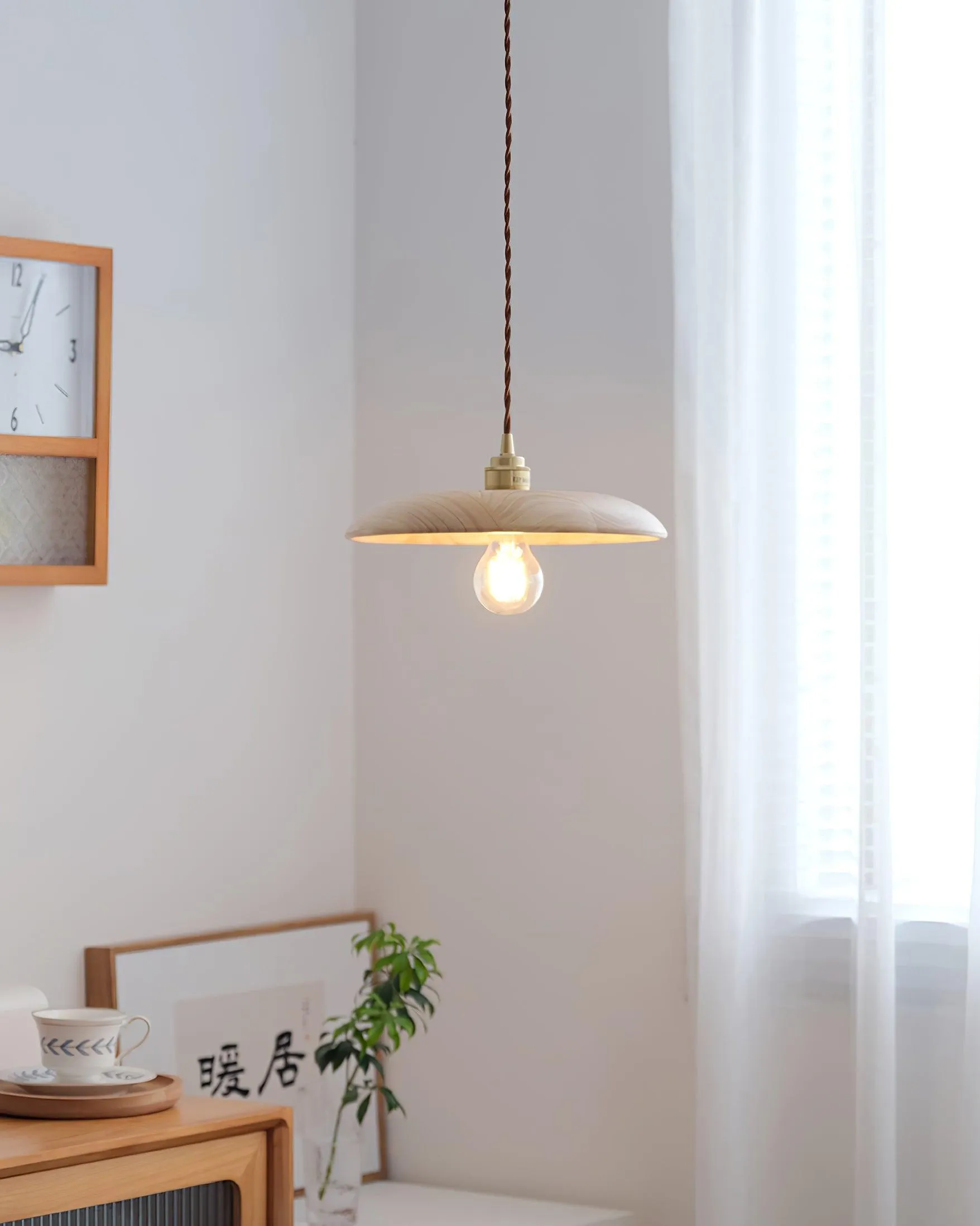 Renzo Wood Pendant Lamp