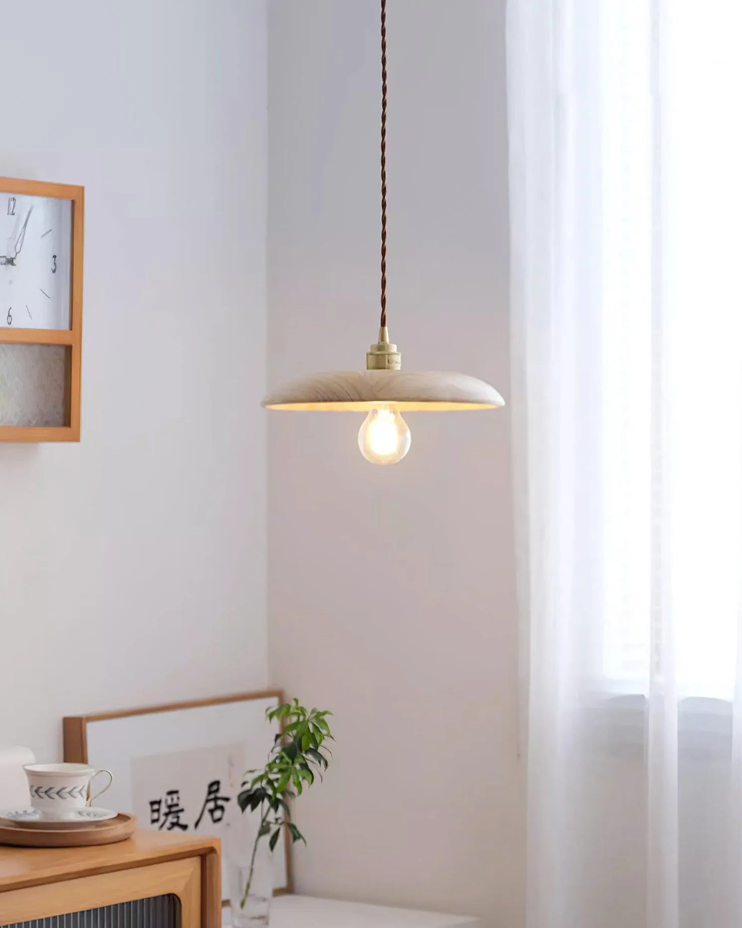 Renzo Wood Pendant Lamp