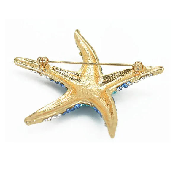 Rhinestone Starfish Brooch 水鑽海星胸針 (KCHM1129)
