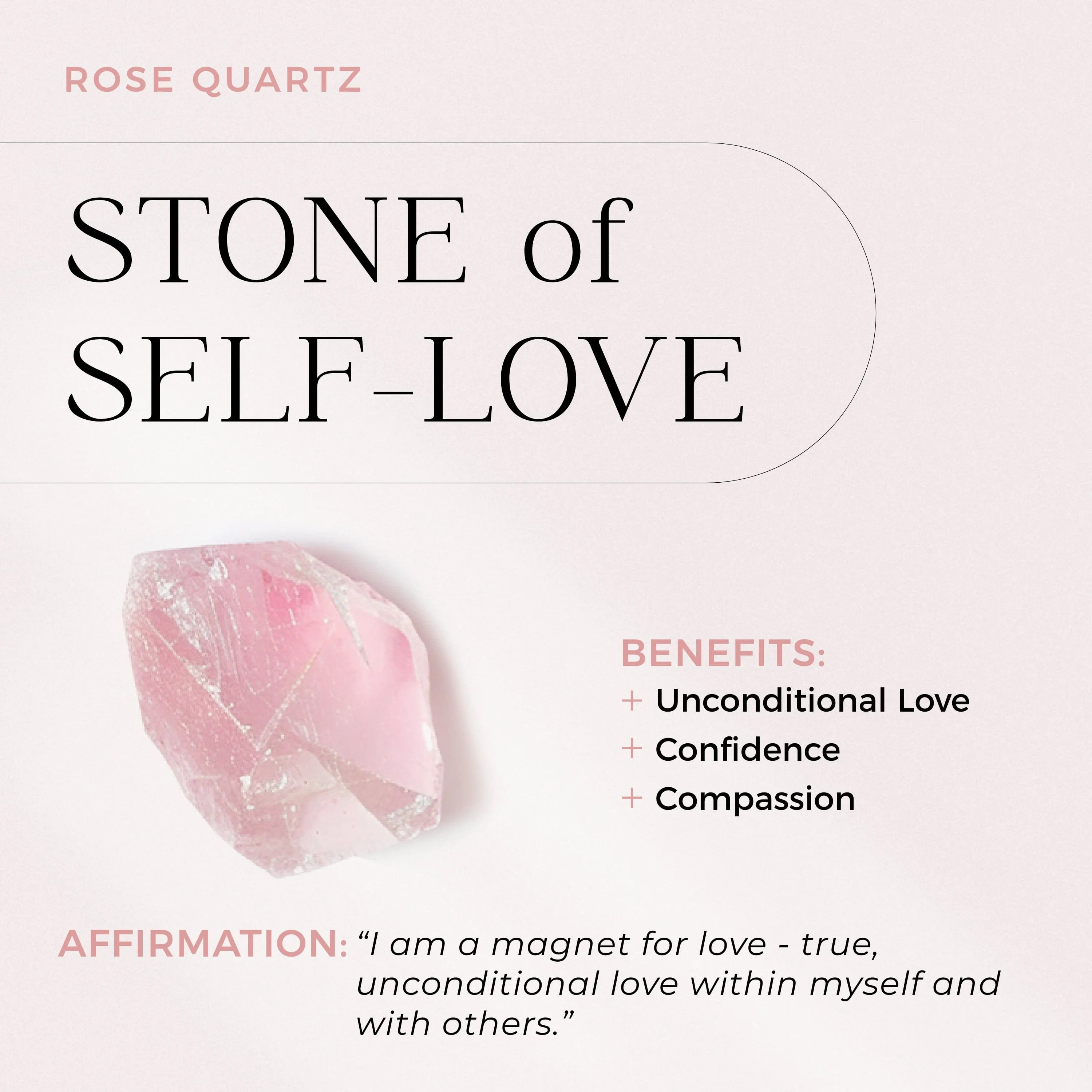 Rose Quartz Necklace - Supernal