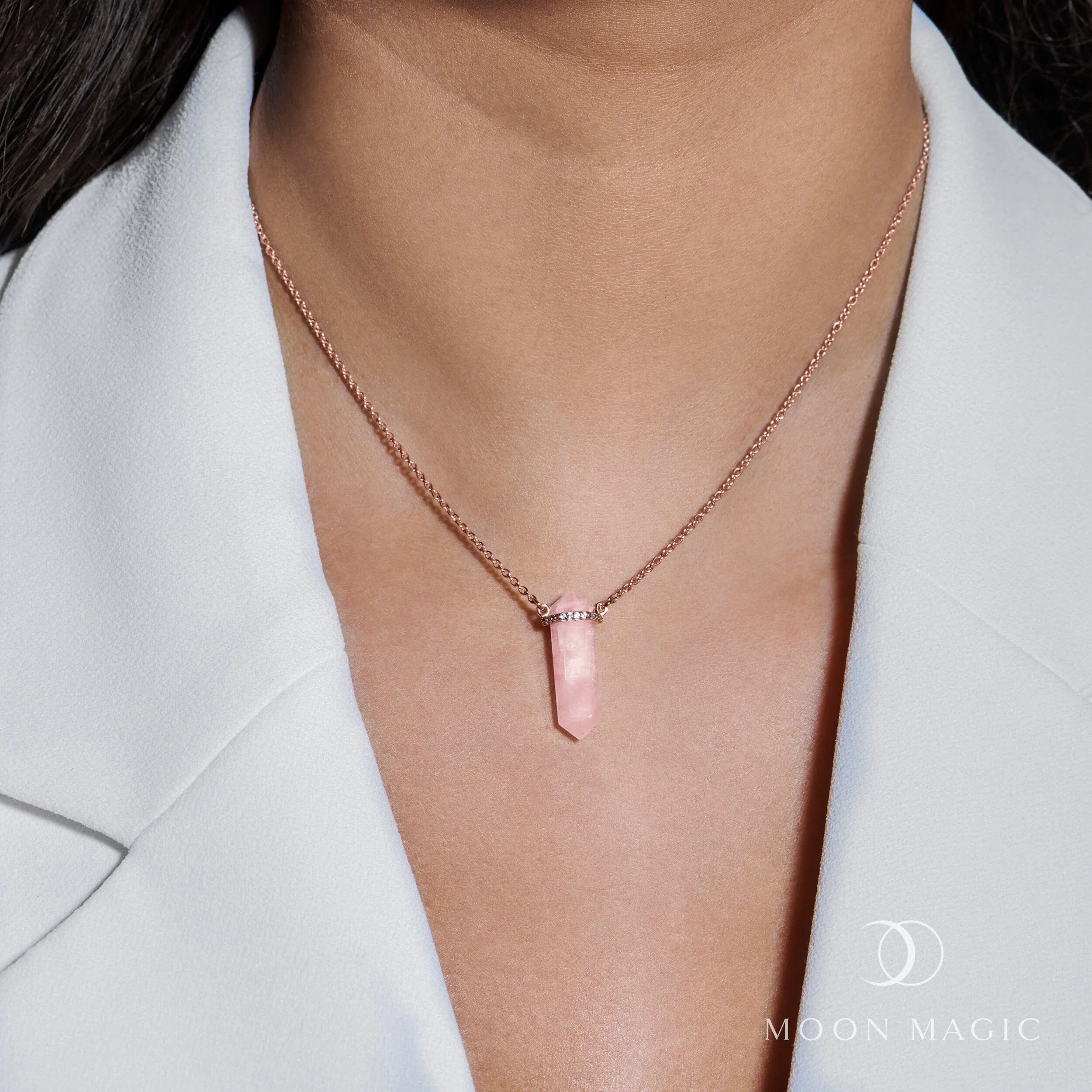Rose Quartz Necklace - Supernal