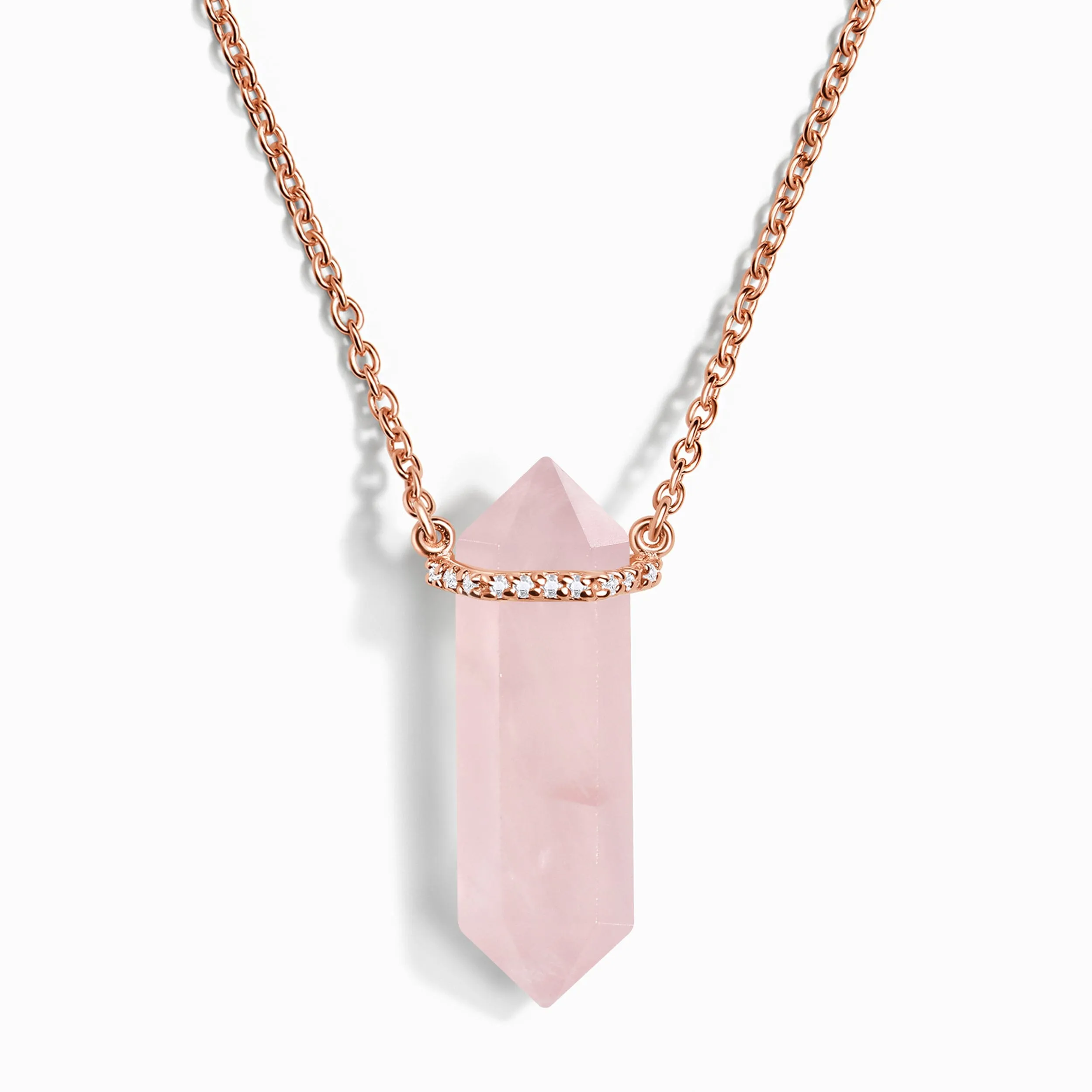 Rose Quartz Necklace - Supernal