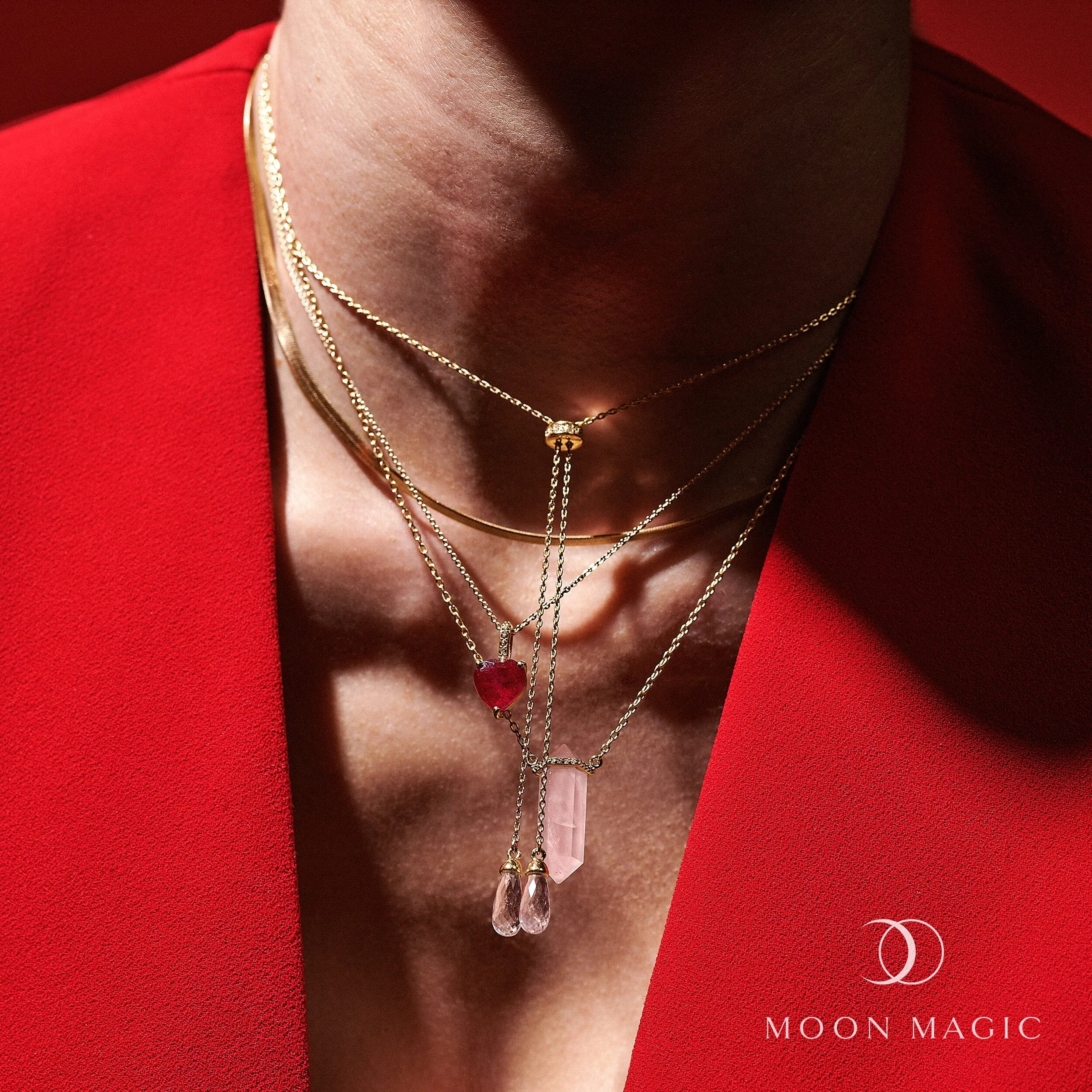 Rose Quartz Necklace - Supernal