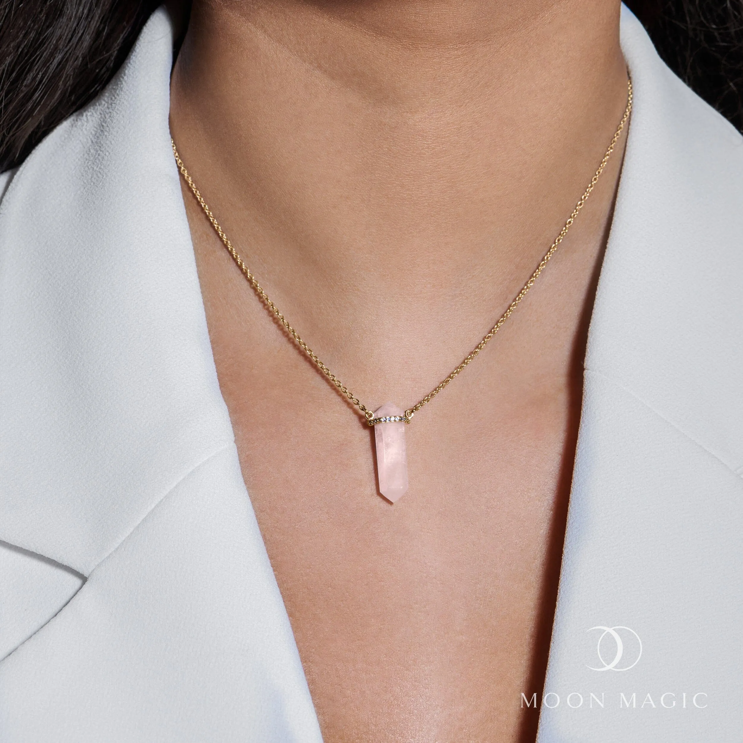 Rose Quartz Necklace - Supernal