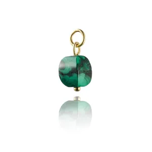 Salm Green Malachite Charm