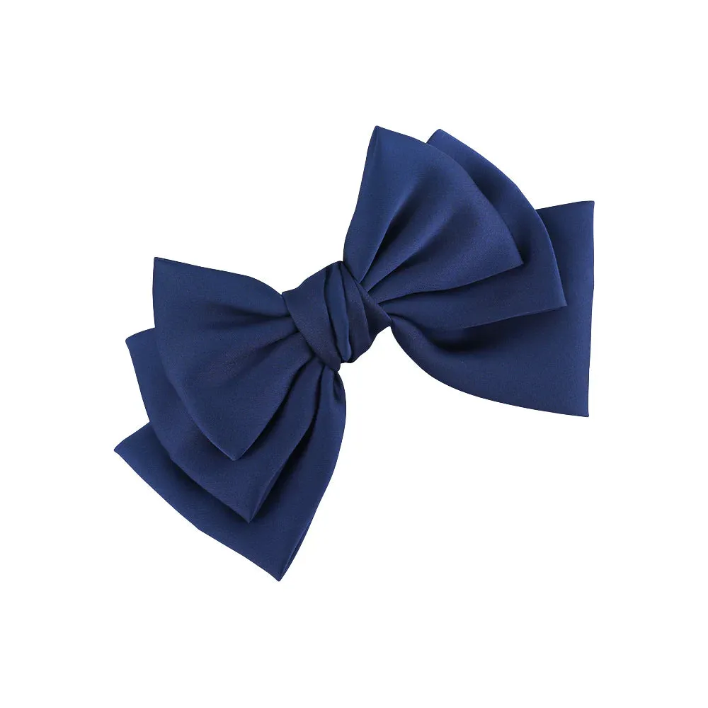 Satin Triple Bow Barrette