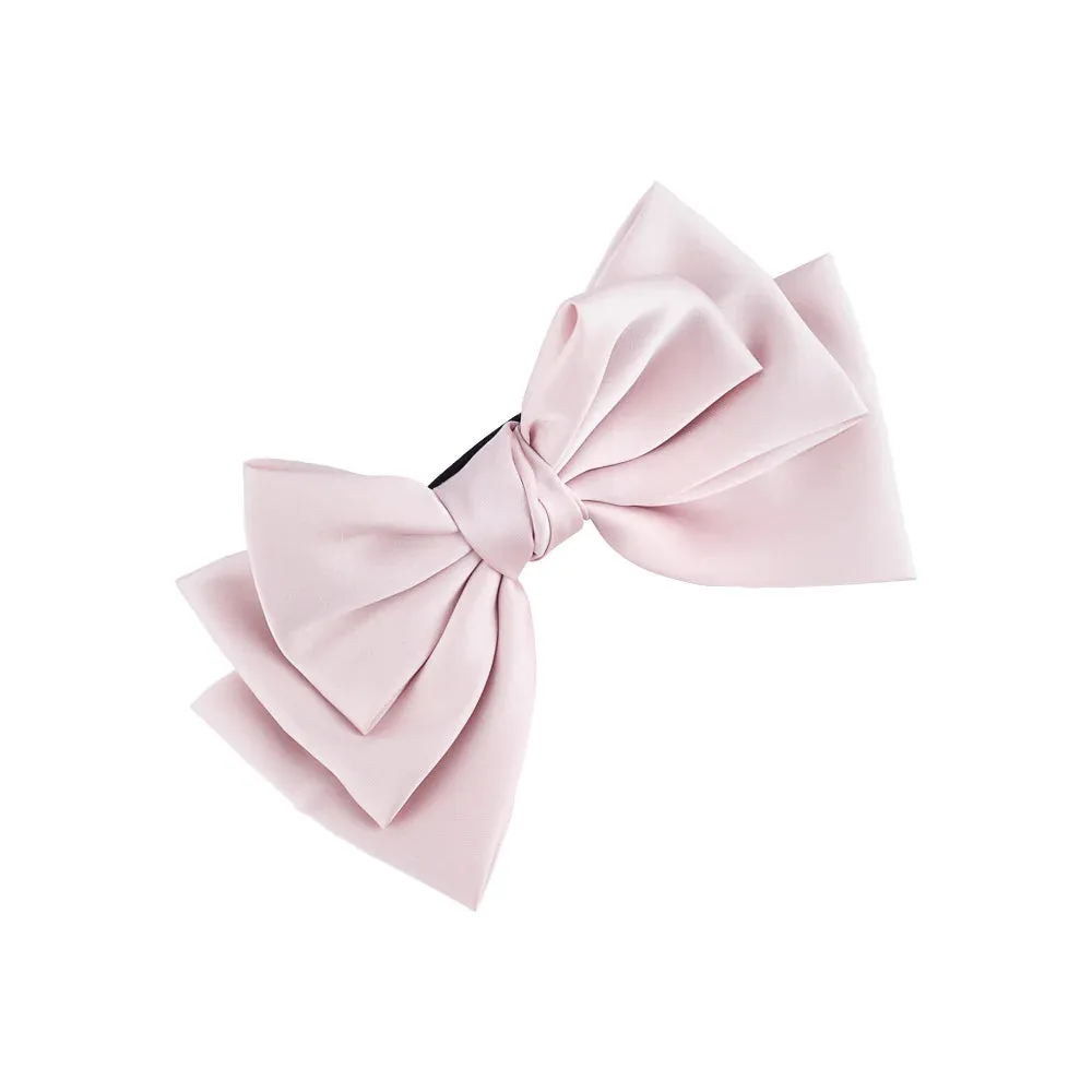 Satin Triple Bow Barrette