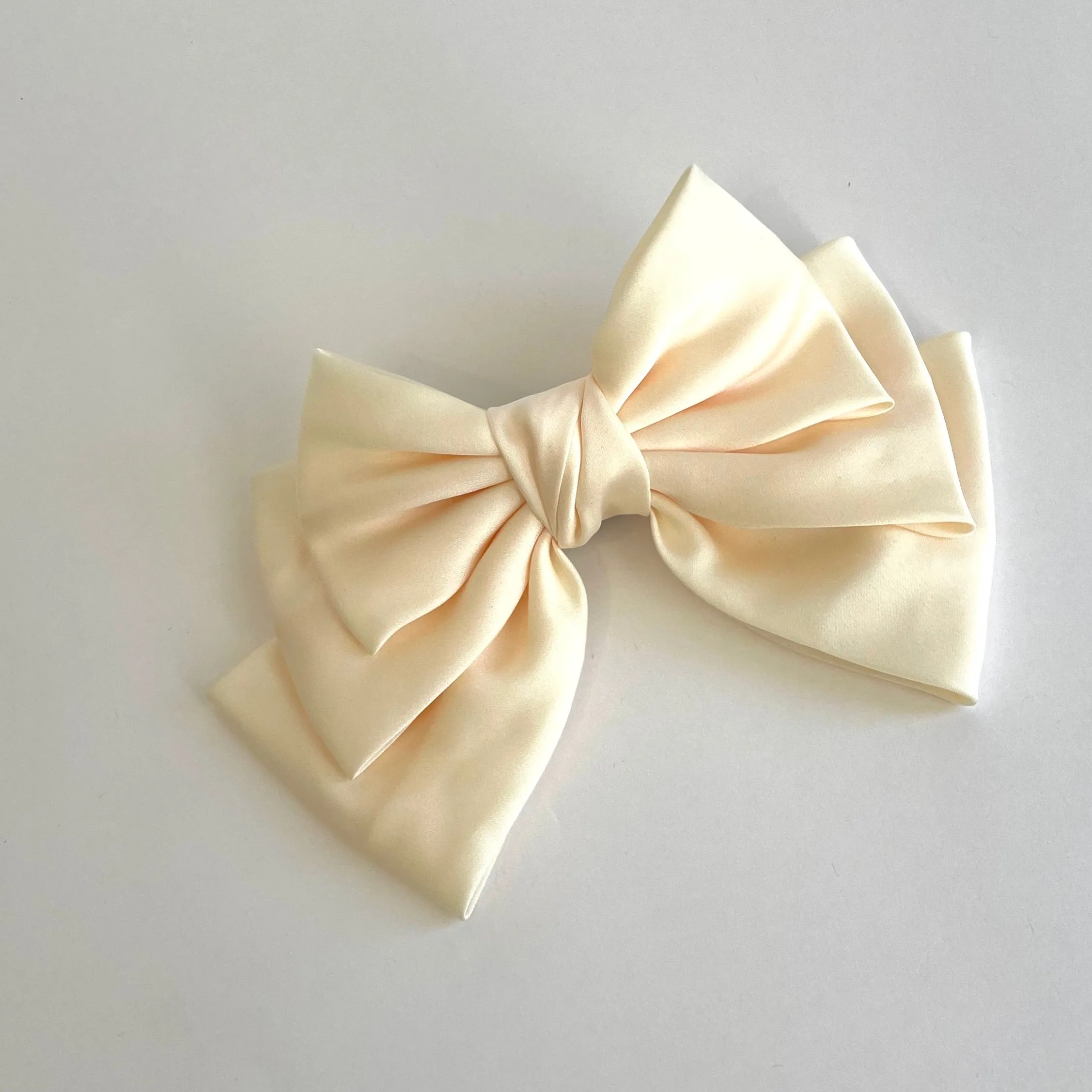 Satin Triple Bow Barrette