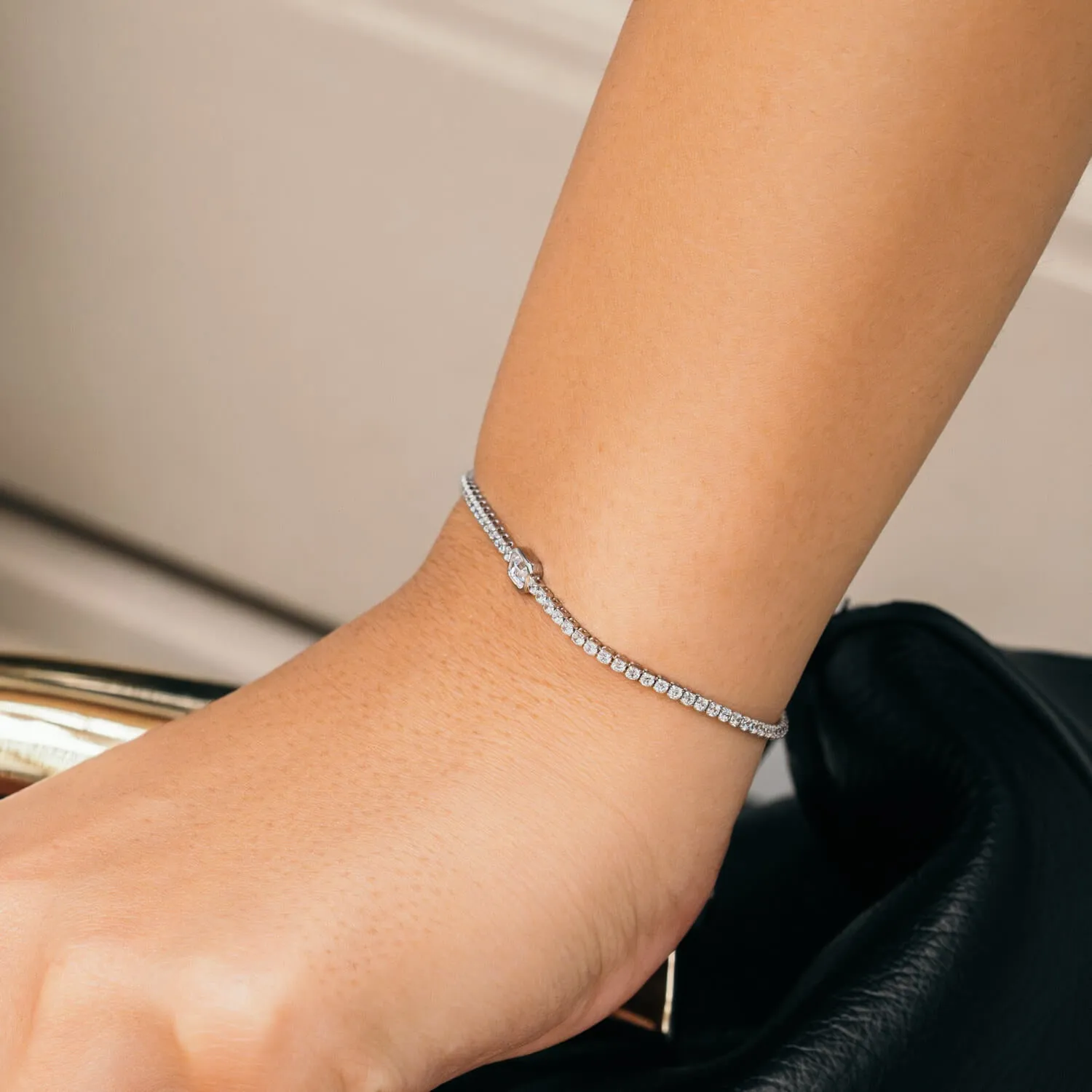 Silver Blanca Tennis Bracelet