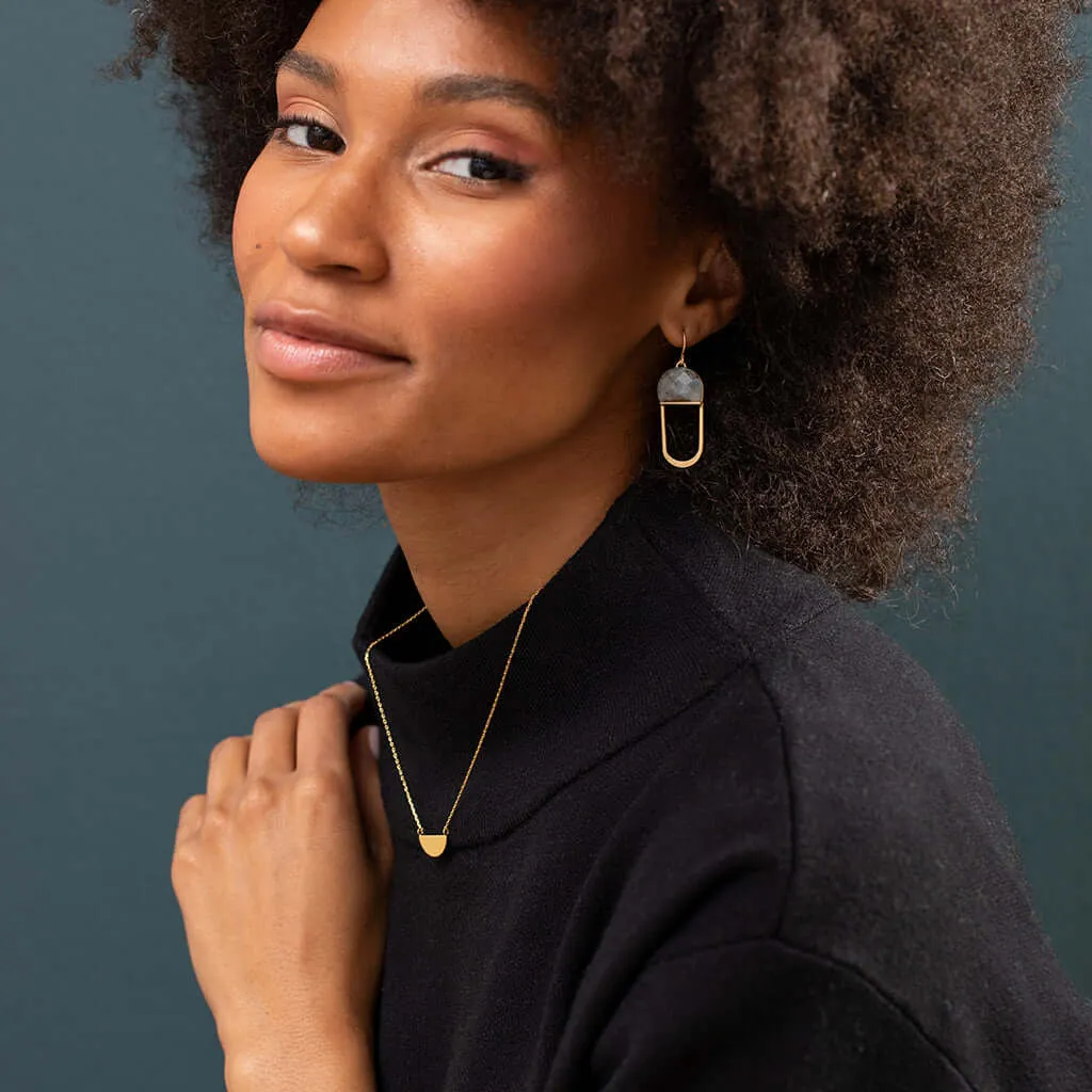 Stone Chandelier Earring