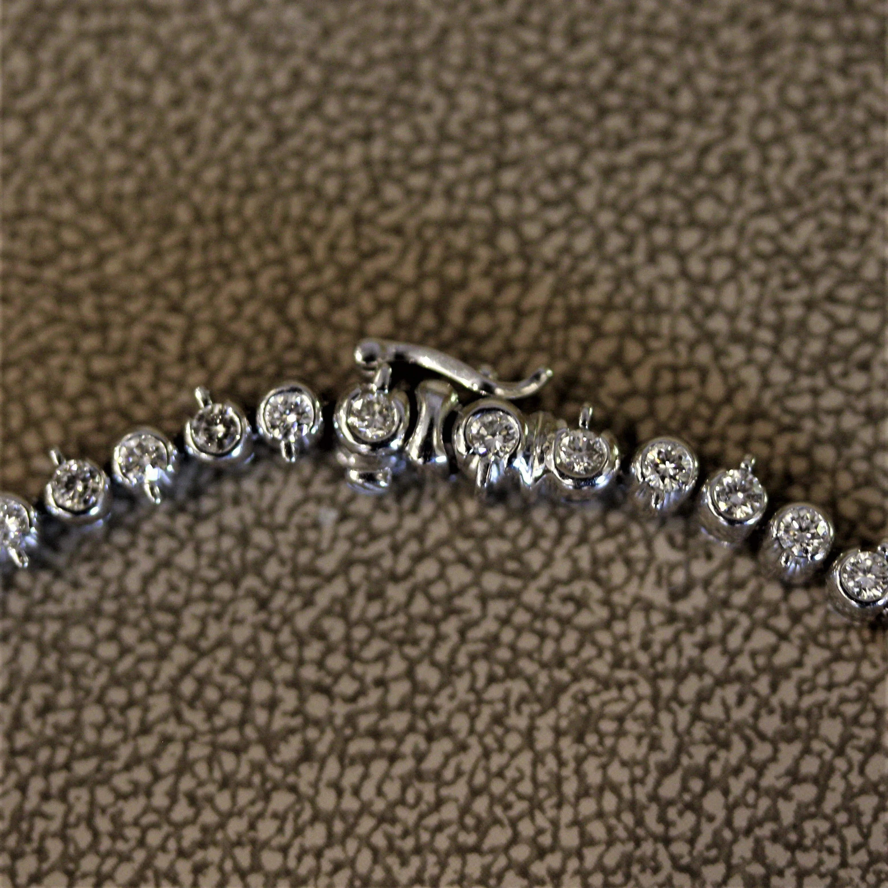 Swiss Topaz Diamond Gold Double-Layer Necklace