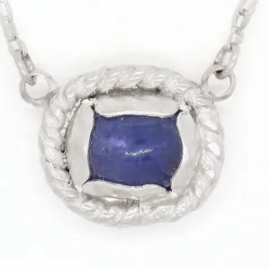Tanzanite Cabochon  Necklace
