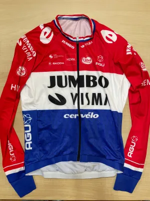Team Jumbo Visma | Dutch Conti Road Champion | Summer LS Jersey | M. Van Dijk | M