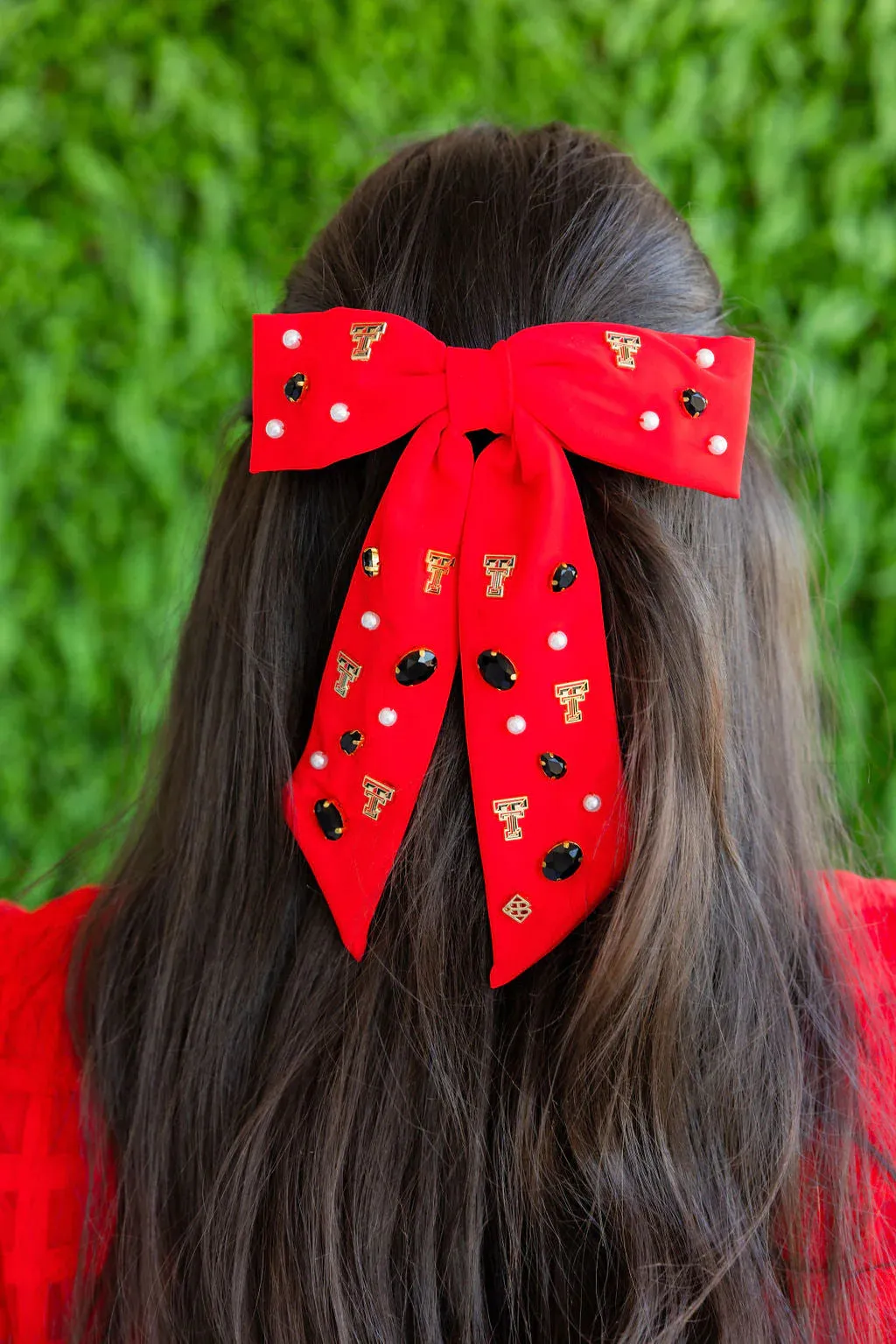 Texas Tech Bow Barette