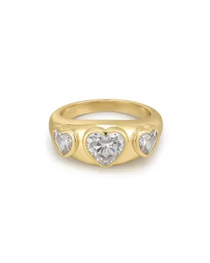 The Bezel Heart Signet Ring