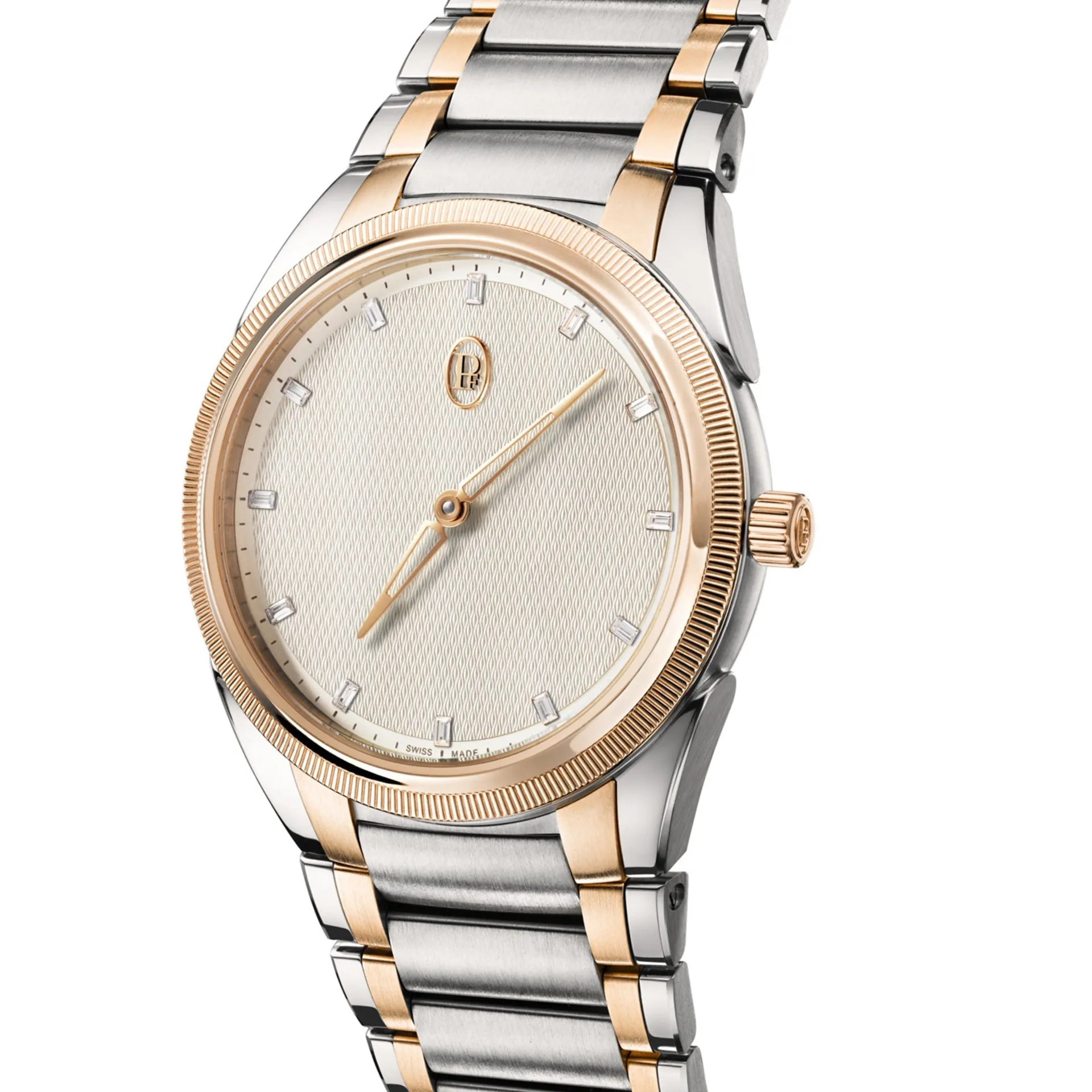 TONDA PF AUTOMATIC STEEL ROSE GOLD WHITE CITRINE SET