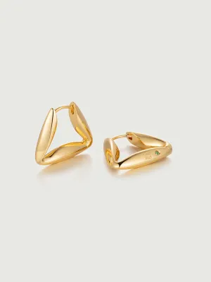 Triangle Hoop Earrings