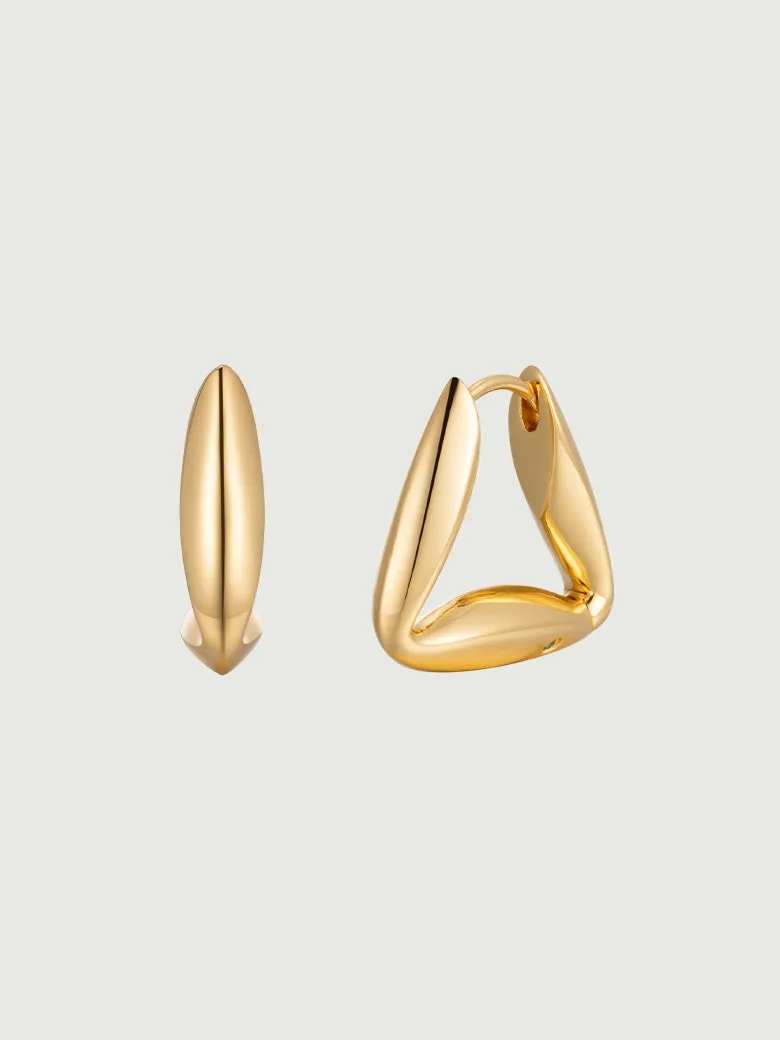 Triangle Hoop Earrings