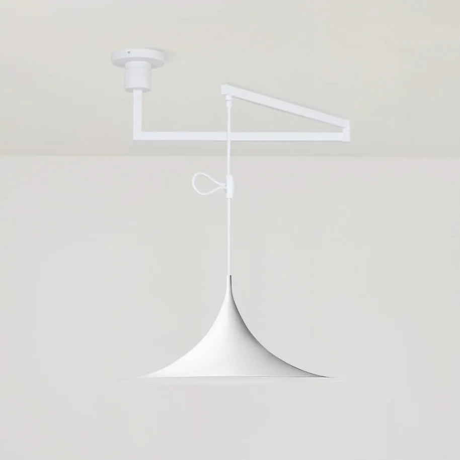 Trumpet Swing Arm Pendant Light
