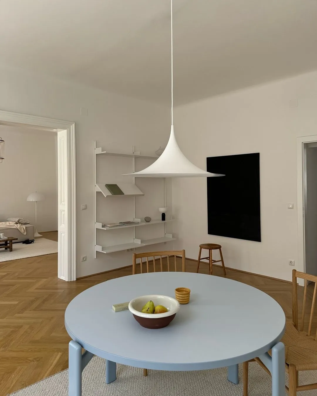 Trumpet Swing Arm Pendant Light