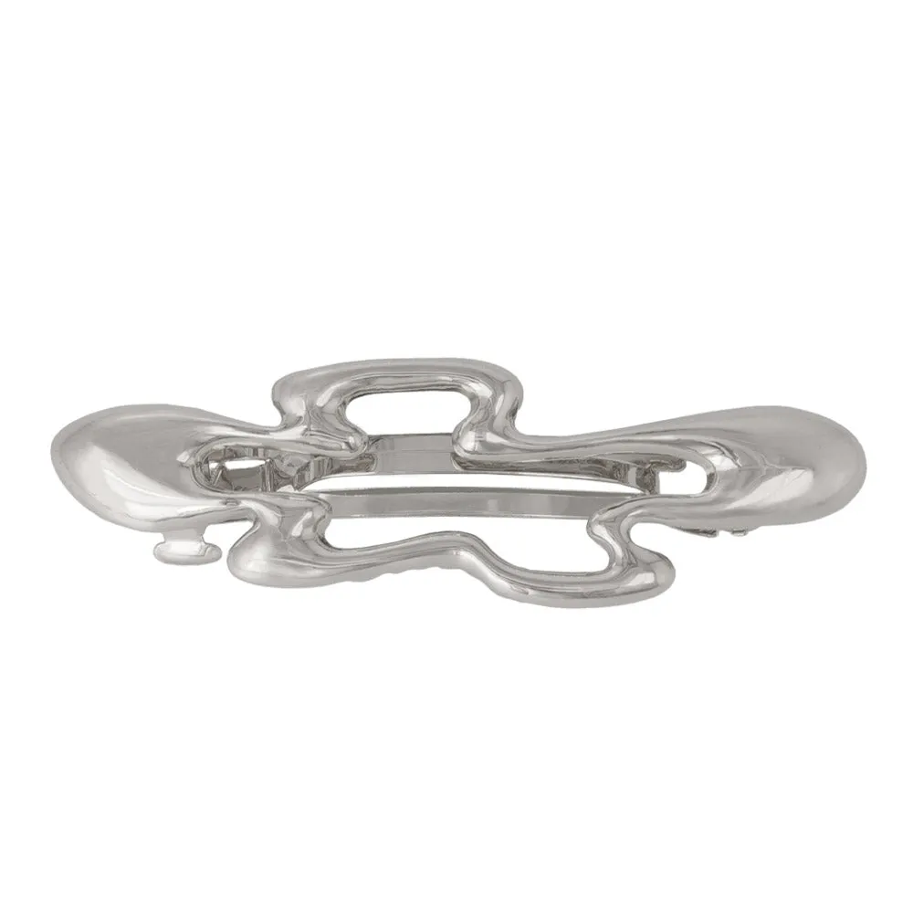 Wavy Flower Hair Barrette