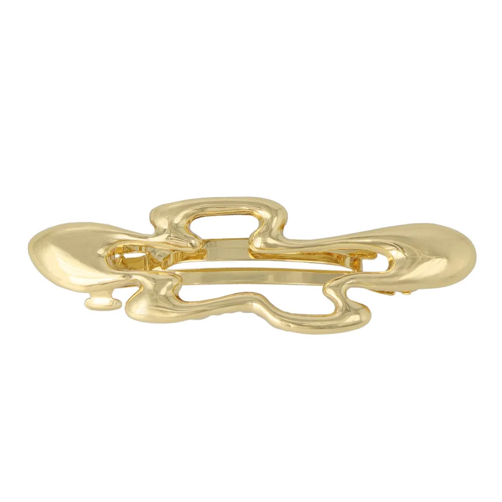 Wavy Flower Hair Barrette