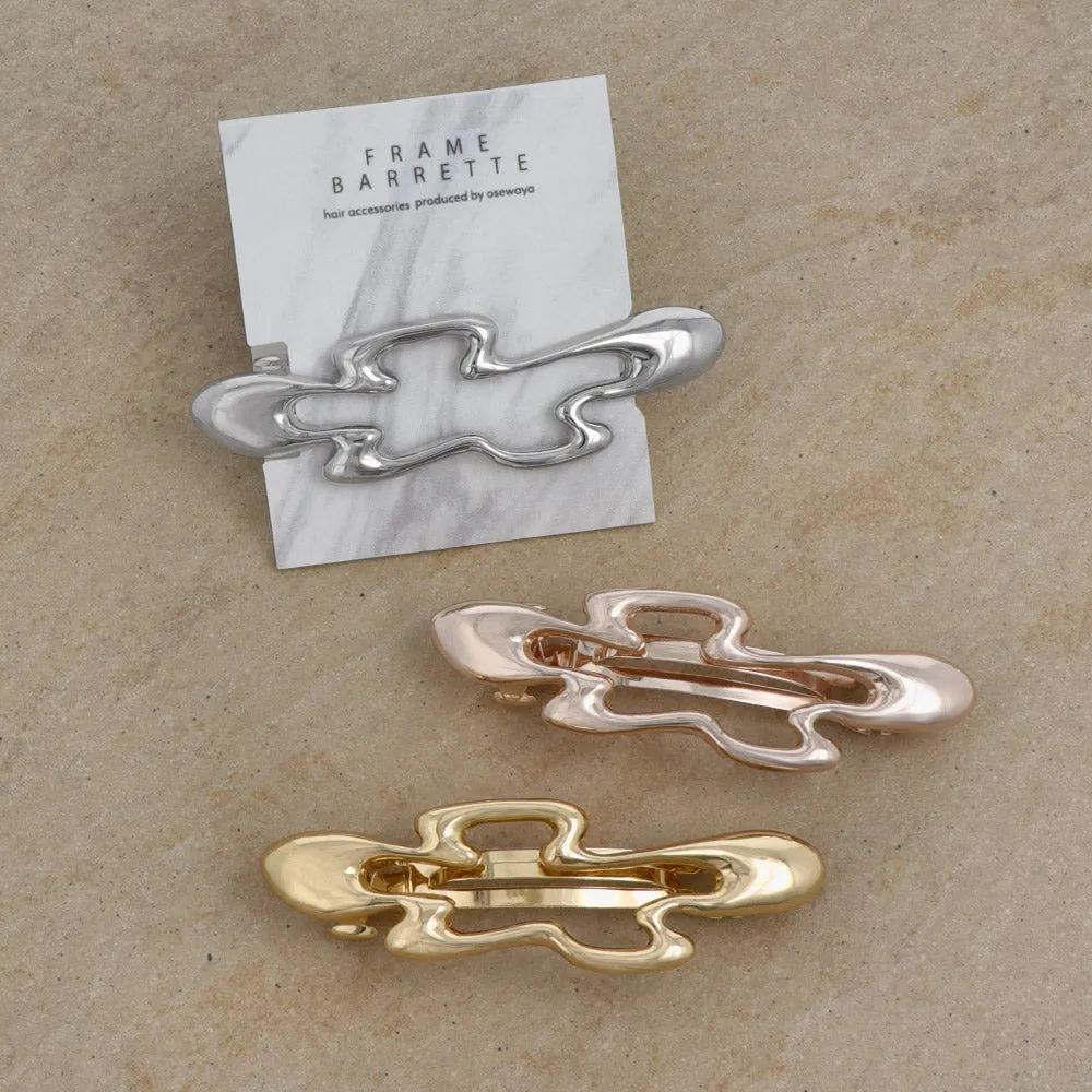 Wavy Flower Hair Barrette