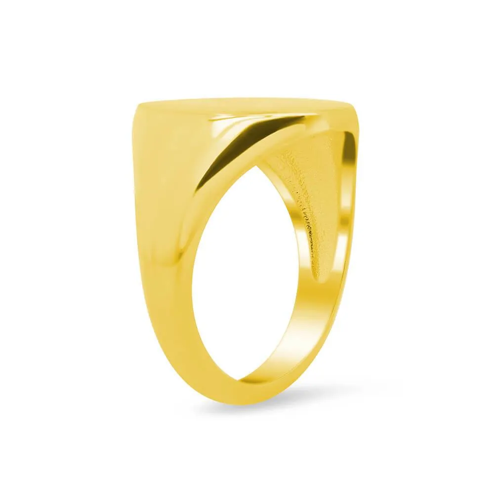 Women's Oval Signet Ring - Large