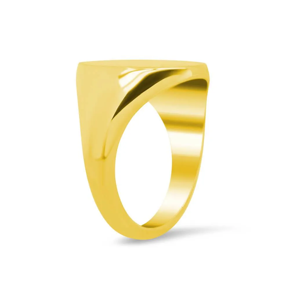 Women's Oval Signet Ring - Large