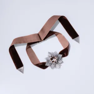 Zircon Bracelet "Paylk" (Brown)