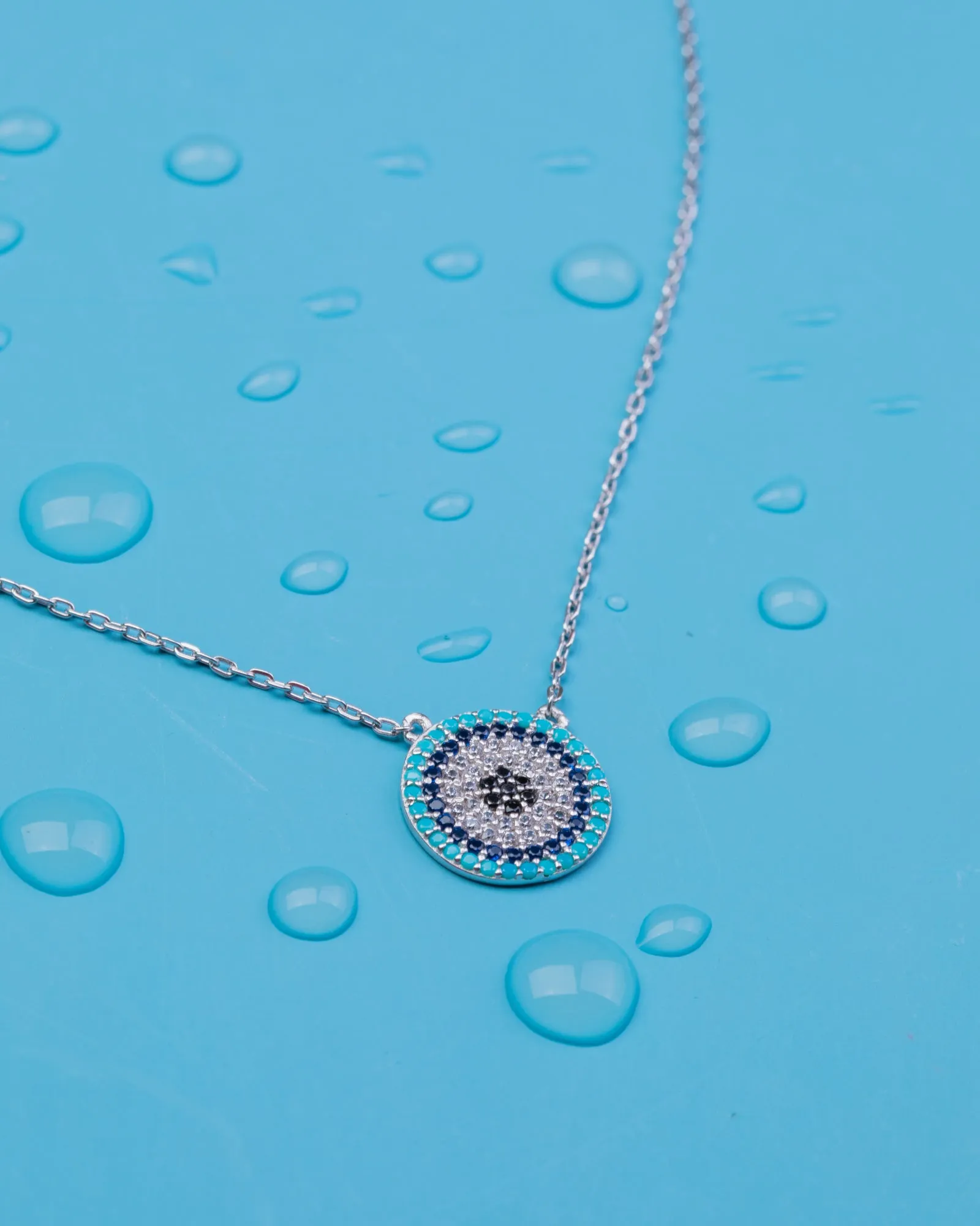 Zircon Eye Necklace