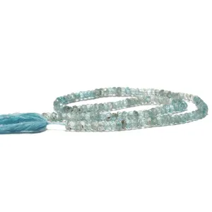 Zircon Faceted Rondelles 4mm Strand