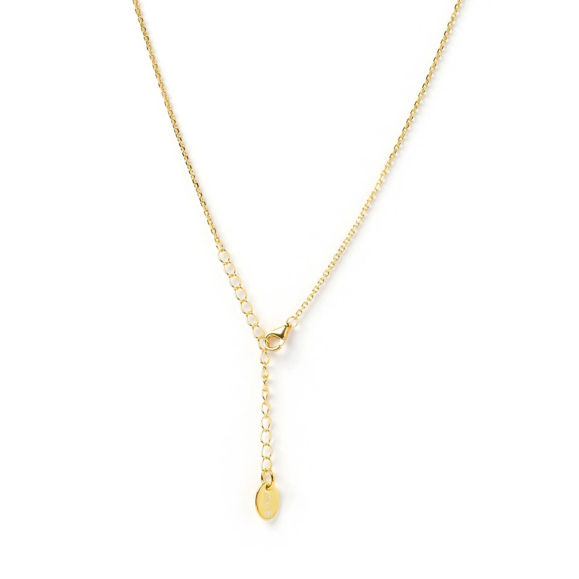 Zodiac Gold Tag Necklace